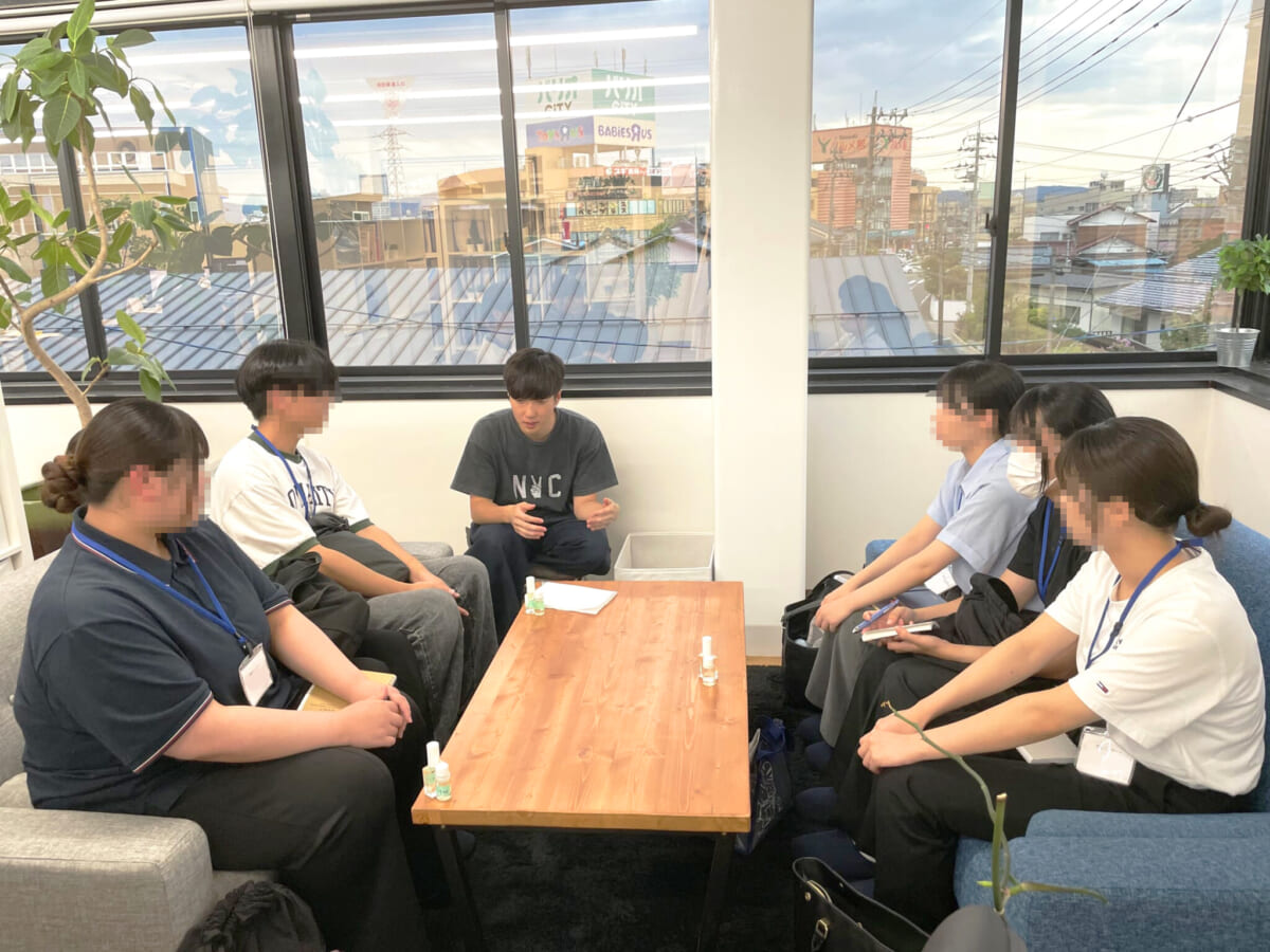 1day仕事体験（夏開催）の座談会の様子